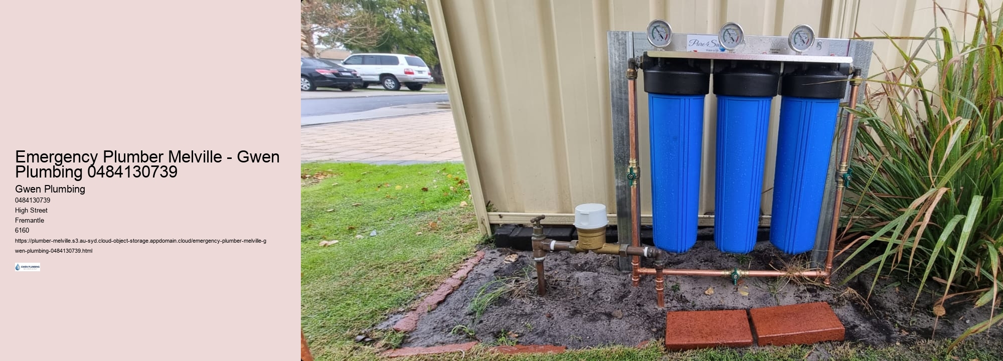 Emergency Plumber Melville - Gwen Plumbing 0484130739