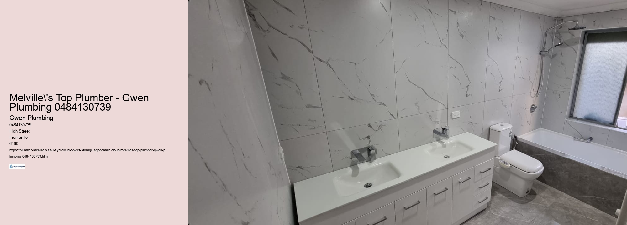 Melville's Top Plumber - Gwen Plumbing 0484130739