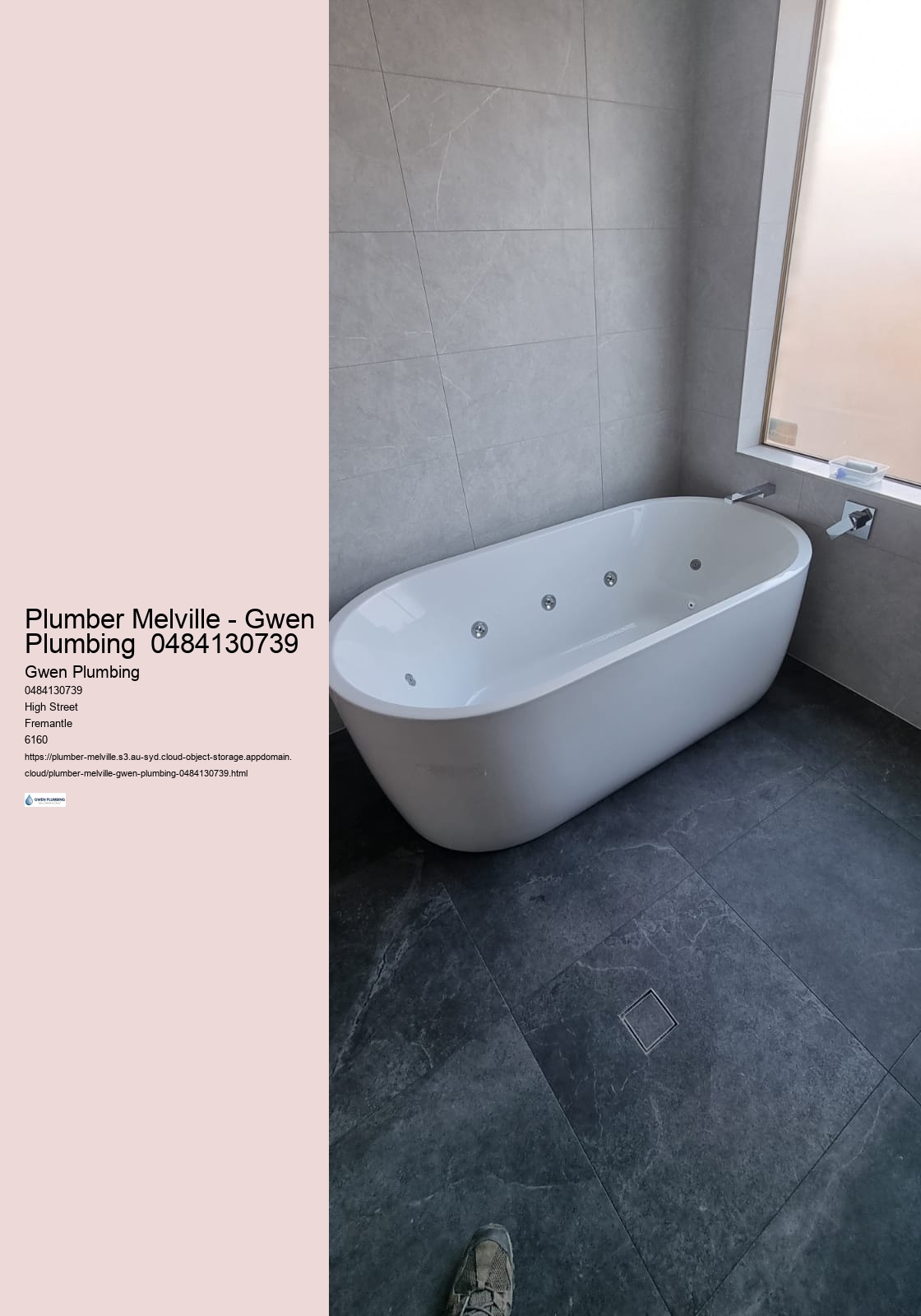 Plumber Melville - Gwen Plumbing  0484130739