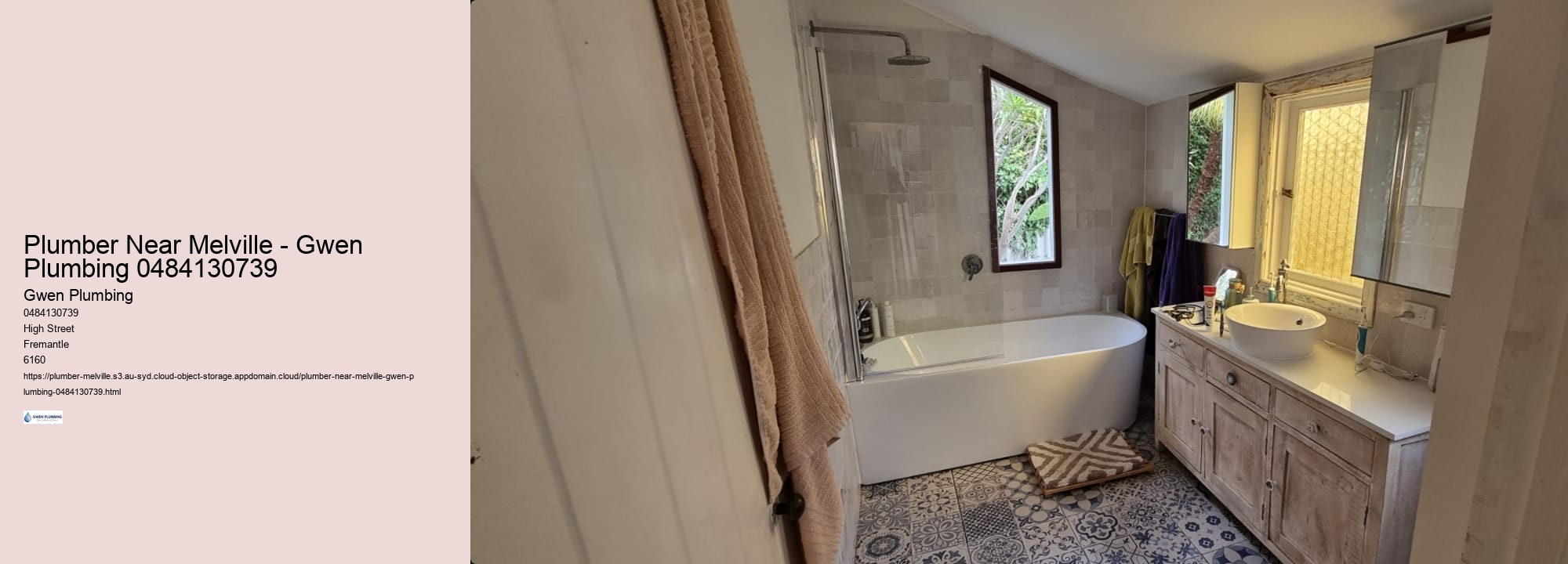 Plumber Near Melville - Gwen Plumbing 0484130739